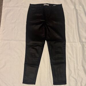 Sanctuary Black Coated Skinny Jeans for Women
